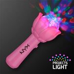 Tulip Flower Light Projecting Disco Wand 7"