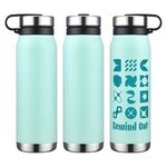 Turin 20 oz Vacuum Insulated Bottle with Twist Cap