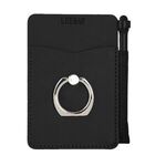 Tuscany™ Card Holder with Metal Ring Phone Stand 