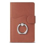 Tuscany™ Dual Card Pocket with Metal Ring - Tan