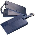 Tuscany™ Duo-Textured Luggage Tag -  