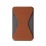 Tuscany™ Magnetic Card Holder Phone Stand - Tan