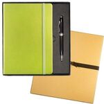 Tuscany(TM) Journal & Executive Stylus Pen Set - Lime Green