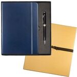 Tuscany(TM) Journal & Executive Stylus Pen Set - Navy Blue