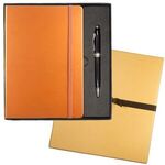 Tuscany(TM) Journal & Executive Stylus Pen Set - Orange