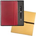 Tuscany(TM) Journal & Executive Stylus Pen Set - Red