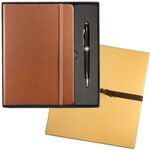 Tuscany(TM) Journal & Executive Stylus Pen Set - Tan