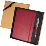 Tuscany(TM) Journal & Pen Gift Set - Red