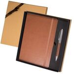Tuscany(TM) Journal & Pen Gift Set - Tan