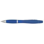 Twin-Write Pen With Highlighter - Translucent Blue