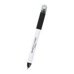 Twin-Write Pen With Highlighter - White