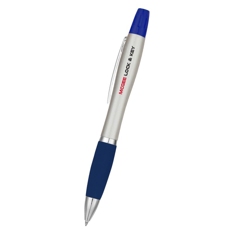 Main Product Image for Custom Printed Twin-Write Pen With Highlighter