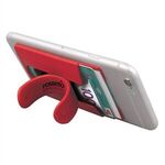 Two Function Soft Silicone Cell Phone Kickstand & Wallet -  