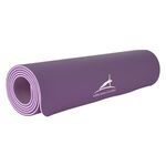 Two-Tone Double Layer Yoga Mat - Purple Light Purple