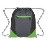 Two-Tone Drawstring Sports Pack -  