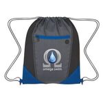 Two-Tone Drawstring Sports Pack -  