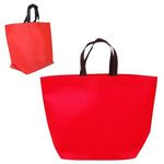 Two Tone Heat Sealed Nonwoven Tote - Red