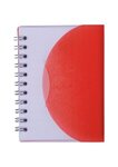 Two-Tone Jr. Spiral Notebook - Translucent Red