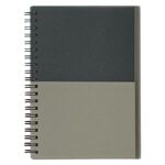 Two-Tone Spiral Notebook - Charcoal