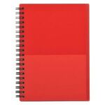 Two-Tone Spiral Notebook - Red