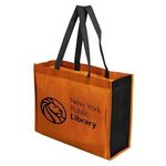 Two-Toned 16" x 12" Tote Bag with 6" Gusset -  