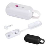 TWS Earbuds With Charging Case - White