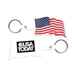 Buy Custom Printed U.S. Flag Flexible Key Tag