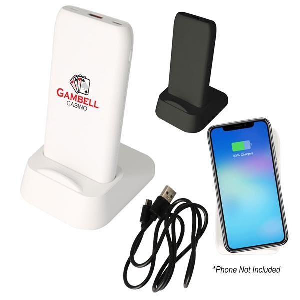 Main Product Image for Giveaway UL Listed Wireless Charging Dock and Power Bank