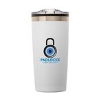 Umbria 20oz. Steel & PP Tumbler - White