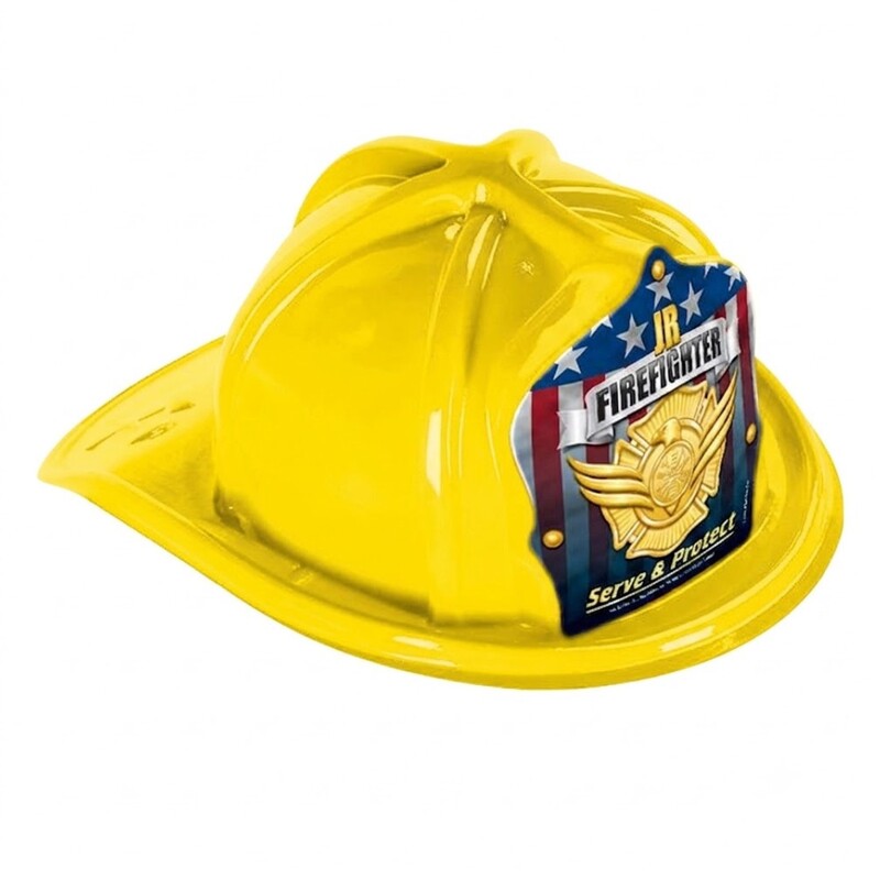 Main Product Image for Custom Imprinted Plastic Yellow Fire Hat with Paper Shield