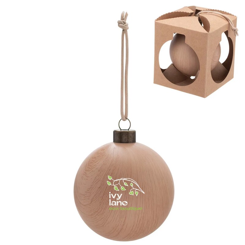 Main Product Image for Branded Wood Grain Ornament
