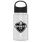 UpCycle - Mini 16 oz. rPet Sports Bottle with Oval Crest Lid - Eco White