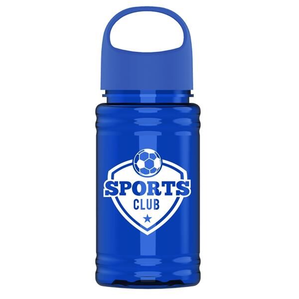 Main Product Image for Upcycle - Mini 16 Oz Rpet Sports Bottle With Oval Crest Lid