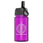 UpCycle - Mini 16 oz. rPet Sports Bottle with Ring Straw Lid -  