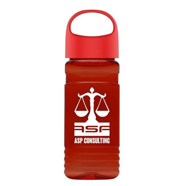 Main Product Image for UpCycle Mini - 20 Oz. RPET Bottle With Oval Crest Lid