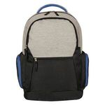 Urban Laptop Backpack - Gray With Royal Blue