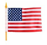 USA Flag Pole - Red-white-blue