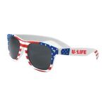 USA Patriotic Miami Sunglasses - Red-white-blue