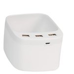 USB Desk Caddy - White with White