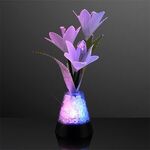 Usb Fiber Optic Flowers and Light Gems Centerpiece -  