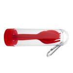 Utensil Kit with Carabiner - Red