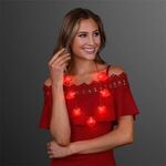 Valentine Hearts String Lights Necklace -  