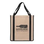 Vancouver RPET - Kraft   Non-Woven Tote Bag 