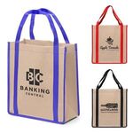 Vancouver RPET - Kraft   Non-Woven Tote Bag