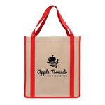 Vancouver RPET - Kraft   Non-Woven Tote Bag