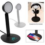 Buy Vanity Light Wireless Charger With Headphone Stand