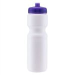 Velocity - 28 oz. Sports Bottle - White-translucent Blue