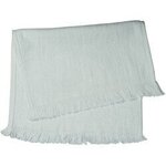 Velour Sport Towel (11" x 18") - Light Colors - White