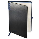 Venezia™ Stripe Journal - Black-blue