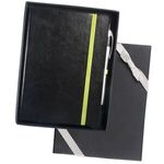 Venezia(TM) Journal & Stream Stylus Pen Set - Lime Green